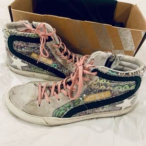 Golden goose high top sneakers. Great condition.